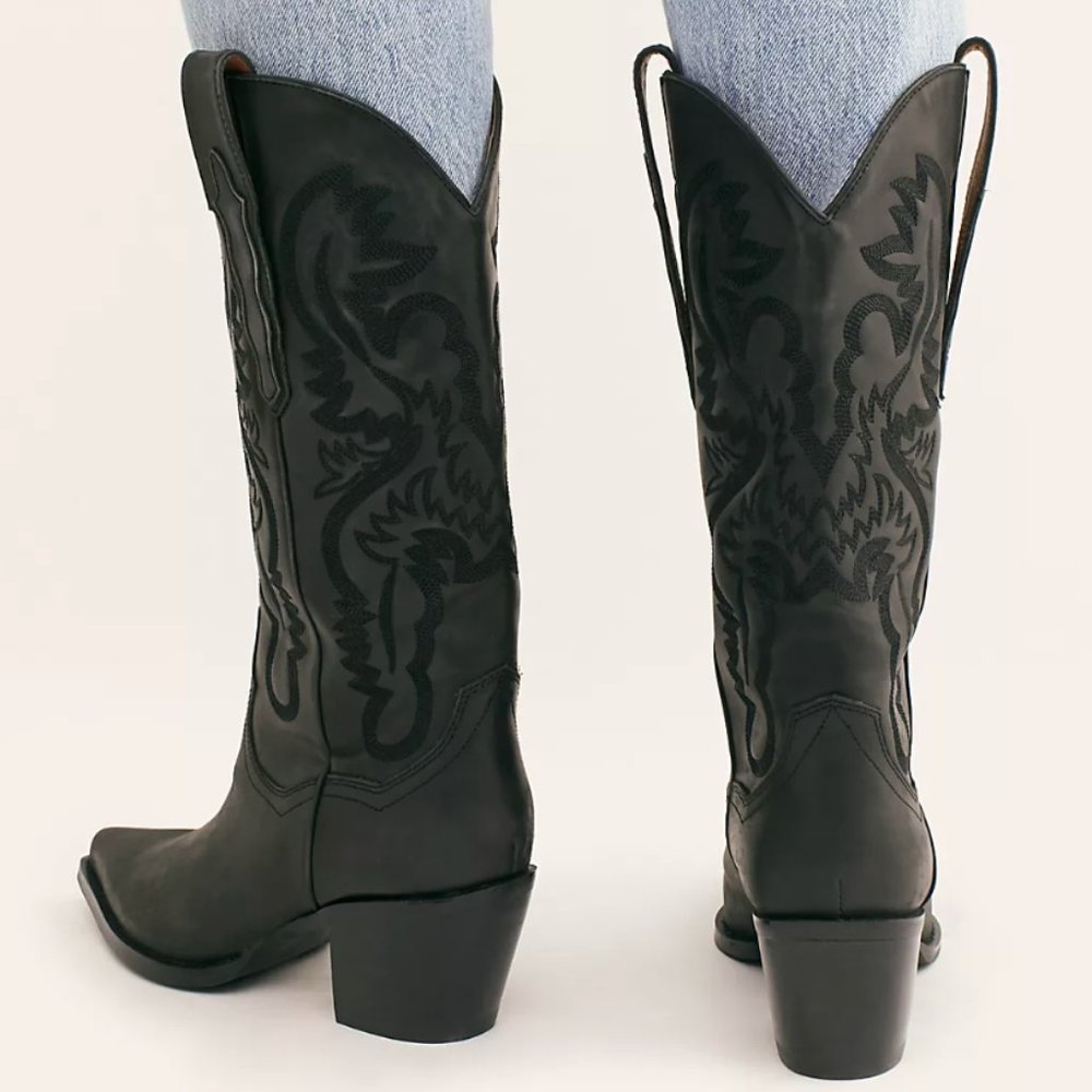 Jeffrey Campbell Dagget Tall Cowboy Boots (Sz 8)